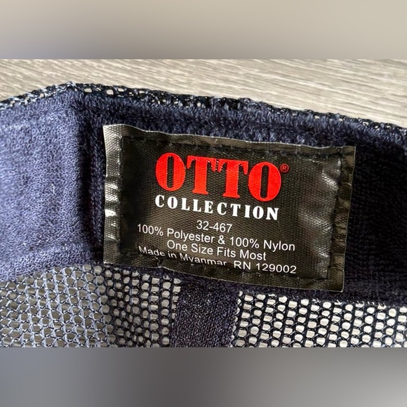 Subaru OTTO Classic Trucker Hat Mesh Foam ‘Year of the Snake’ Navy Blue Snapback - Picture 4 of 4